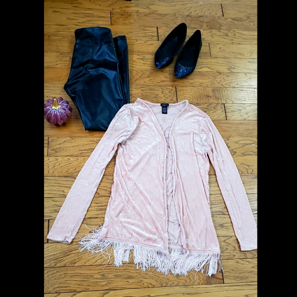 Pink flapper sweater